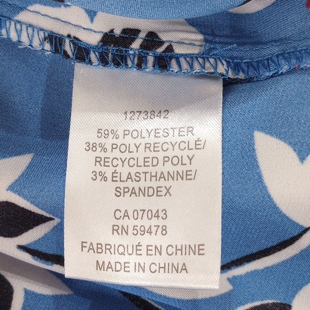 Rachel Zoe Blue Satin Bandana Scarf Print Faux Wrap Skirt, Size XS - Picture 9 of 9